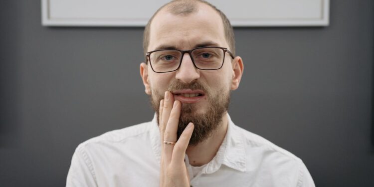 Céu da boca machucado