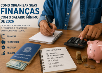 Como organizar suas finanças com o salário mínimo de 2026: guia prático para manter o equilíbrio
