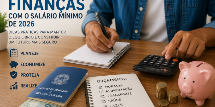 Como organizar suas finanças com o salário mínimo de 2026: guia prático para manter o equilíbrio